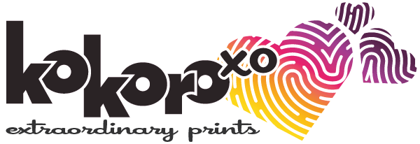 Logo kokoro.XO - extraordinary prints for particular people